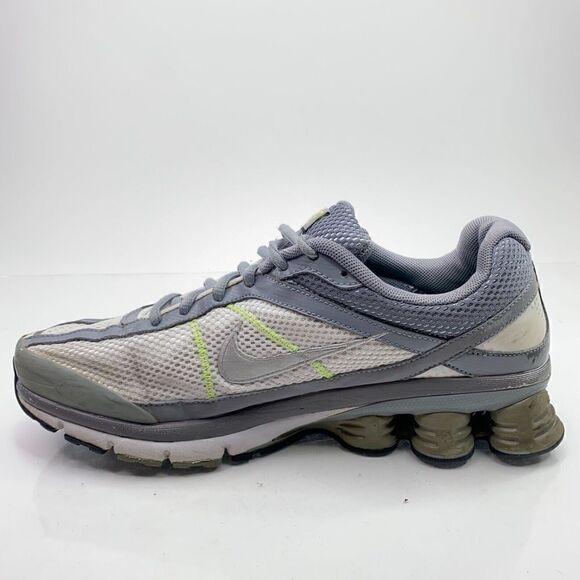 Nike Shox Turmoil 2 Women’s Size 10 Grey White Athletic Running Shoes 389568-100 - Picture 8 of 10